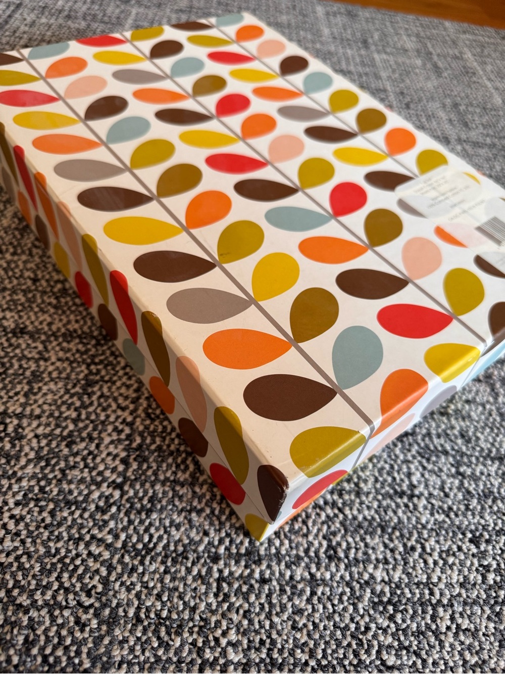 Orla Kiely Yellow Wallflower Full Size Duvet Set with matching pair of shams NIB - Picture 3 of 3
